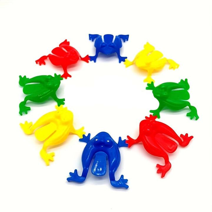 12pcs Jumping Frog Toys – Mini Gennemsigtige Uddannelseslegetøj til Børns Tælle- og Matematikfærdigheder