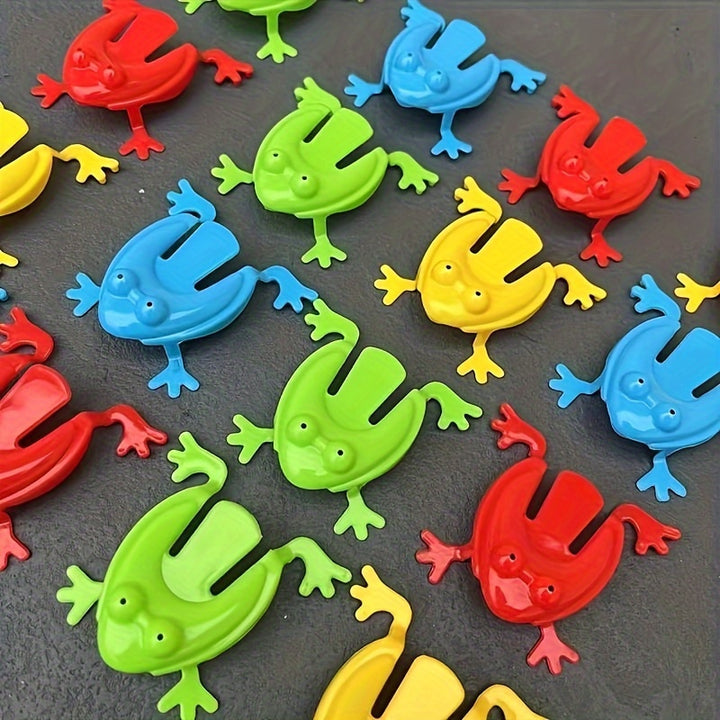 12pcs Jumping Frog Toys – Mini Gennemsigtige Uddannelseslegetøj til Børns Tælle- og Matematikfærdigheder