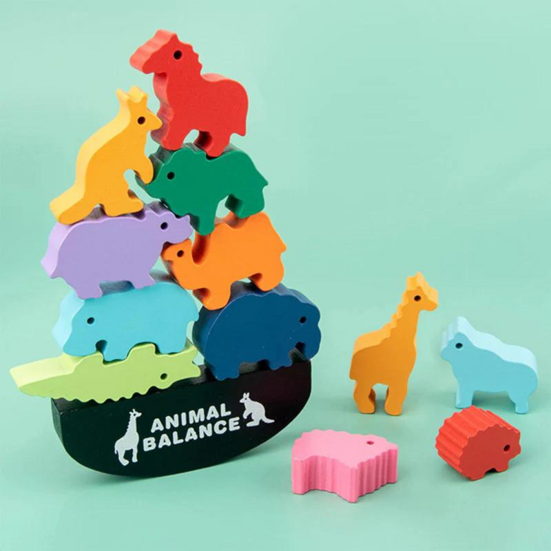 Animal Adventure Balance Game - Sjov Montessori Læringserfaring