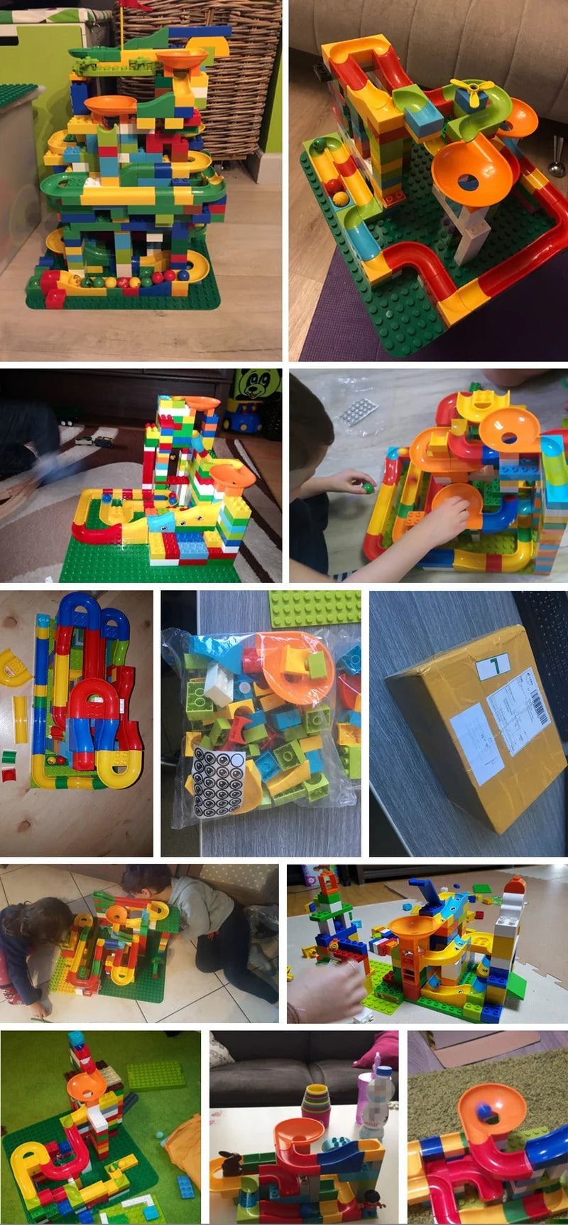 Montessori Playblox Puzzle Set – Byg, Leg og Udforsk Din Fantasi – Udvikl Motoriske Færdigheder og Kreativitet