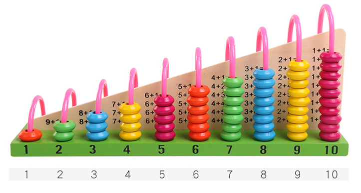 Colorful Rainbow Rack - Lær at Tælle med Sjov